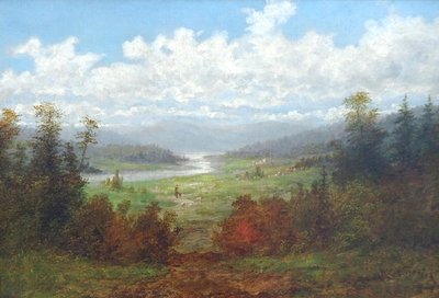 Linville River Landscape by William Charles Anthony Frerichs